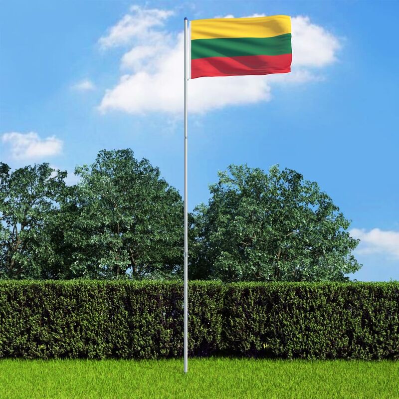 

Bandera de Lituania y mástil de aluminio 6 m
