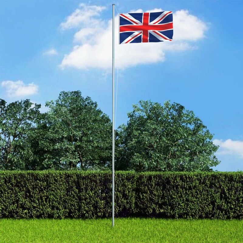 

Bandera de Reino Unido y mastil de aluminio 4 m