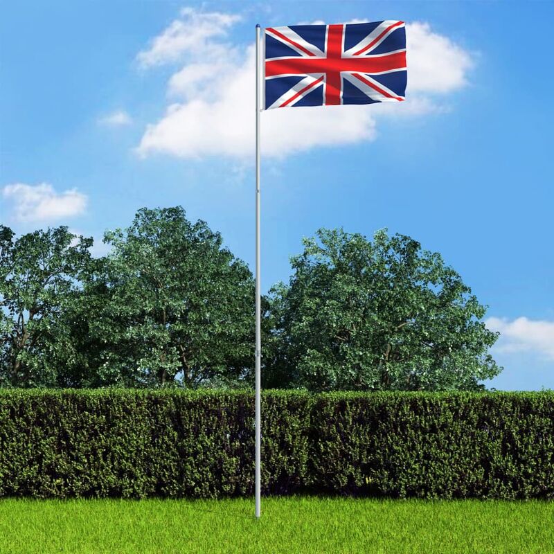 

Bandera de Reino Unido y mástil de aluminio 6 m