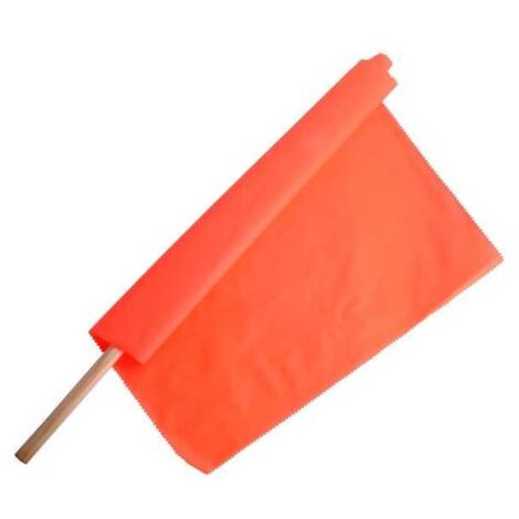 Bandera de señalización naranja fluorescente 60x80 3G