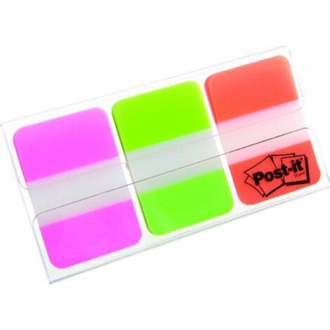 Banderitas separadoras rig post-it 22 disp 3 col index