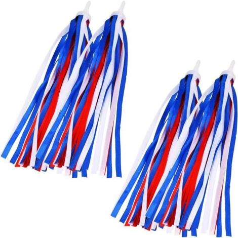 Banderoles de vélo pour enfants - Accessoires colorés pour vélo - Ruban doux - Décoration de poignées de vélo