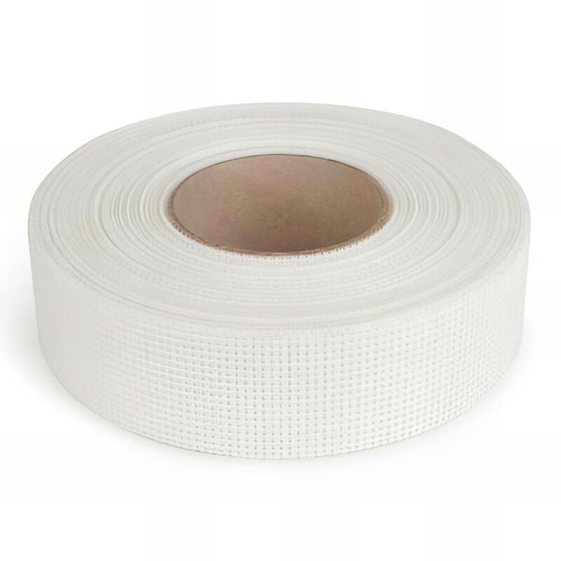 Index - 64 bandes à joint 45 m x 50 mm pour plaques de plâtre en fibre de verre grillagée adhésive