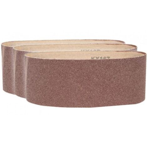 Bandes abrasives 100 x 610 mm G80 pour G38353 - lot de 3