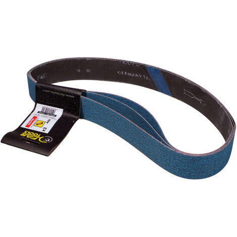 Bandes abrasives 40 x 760 mm Grain 80 - Lot de 3