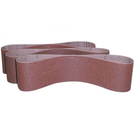 Bandes abrasives 50 X 686 grain K100 pour ponceuse G55108 - lot de 3