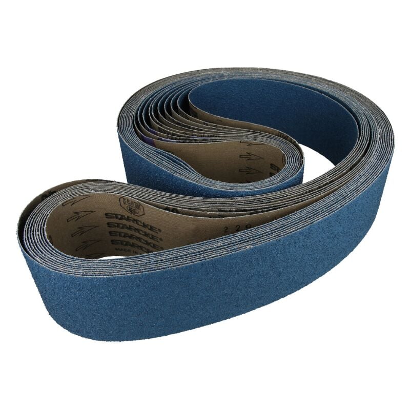 Bandes abrasives 75 x 2000 mm grain 80