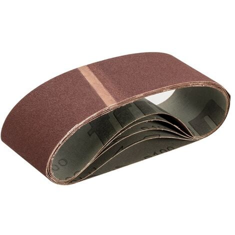 5x bandes abrasives 75x510mm grain de 60