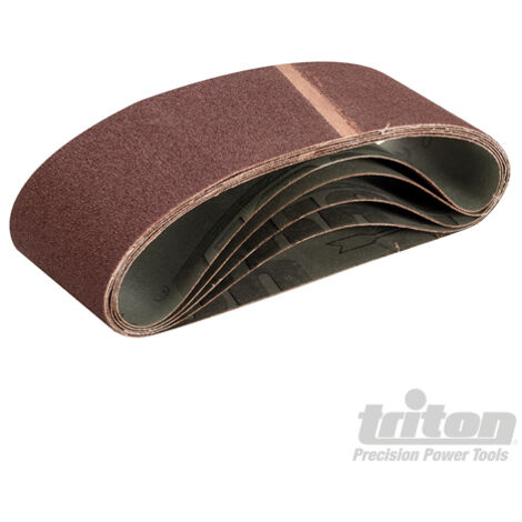 Bandes abrasives, 75 x 533 mm, 5 pcs Grain 60