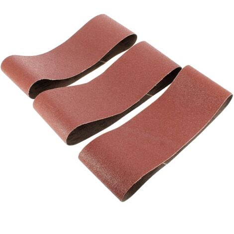 Bandes abrasives 75x457 80g par 3