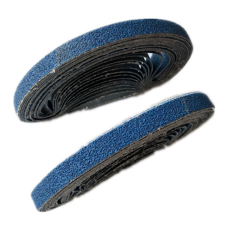 Bandes abrasives corindon de zirconium,13 x 457 mm, chaque grain 52x 40/60/80/120 pour Black & Decker, poncer le métal, le bois, l'élimination de la