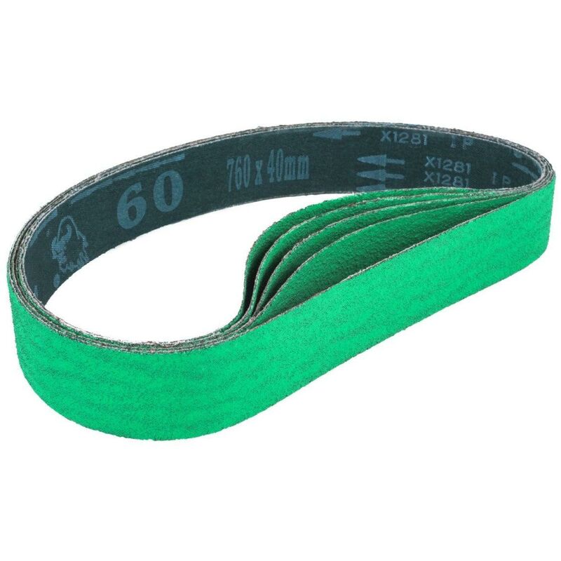 Bandes abrasives zirconium 760mm grain de 60