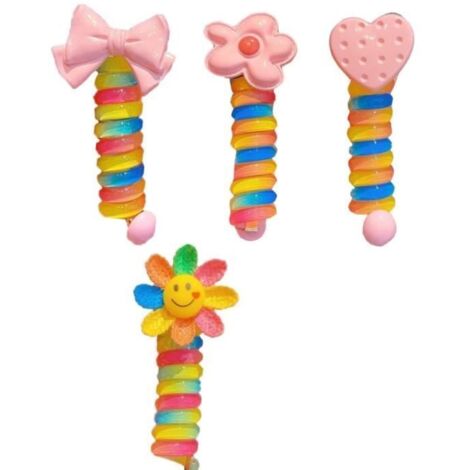 Bandes Cheveux Colorées En Fil De Téléphone Pour Enfants,Attaches Cheveux En Spirale,Cordon Téléphone,Bandes Cheveux Tressées