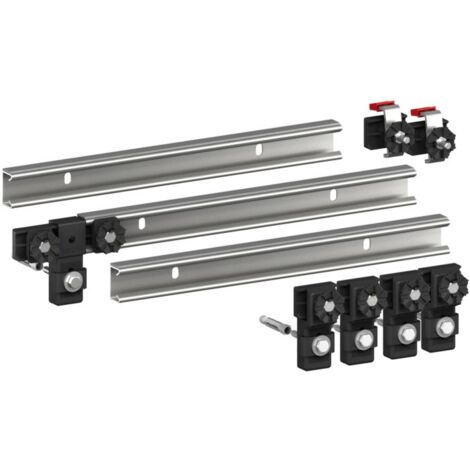Bandes de baignoire insonorisées 700 mm – Lot de 3 pièces avec T-connecteur et étriers de serrage – Fixation pour baignoires acier et acrylique – Mepa