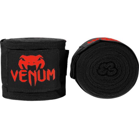 Bandes de boxe Venum - Bandages Noir/Rouge 2,5 m