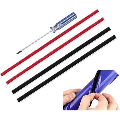 Bandes de brosse rotatives douces et moelleuses pour aspirateurs, 7 mm, compatibles avec les modèles Dyson V6, V7, V8, V10, V11 et V15 (accessoires pour tête de brosse douce) (4 bandes, 7 mm)