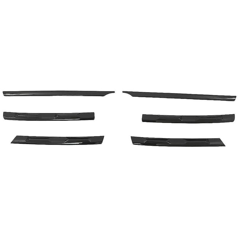 Fei Yu - Bandes de calandre centrale en maille de pare-chocs avant noir brillant compatibles avec Tiguan Mk2