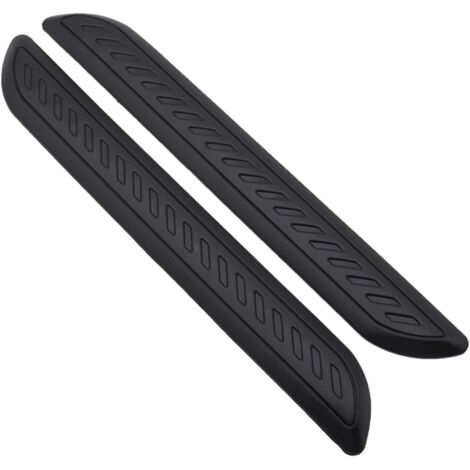 Bandes de protection universelles pour pare-chocs avant et arrière pour voiture, SUV et camions Noir