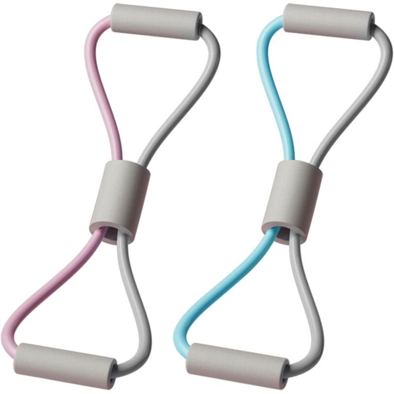Bandes de résistance pour exercices de fitness, lot de 2, pour élargir la poitrine, fitness, étirements, yoga, pilates, musculation