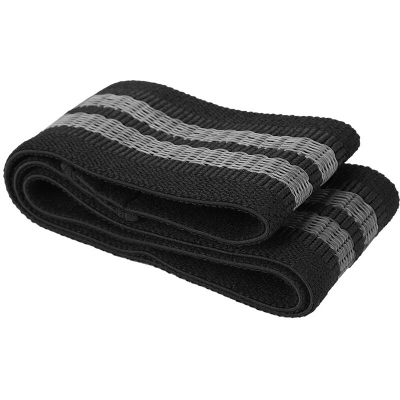 Bandes de résistance pour hanches et fessiers, entraînement cuisses et jambes fitness (Noir, L)
