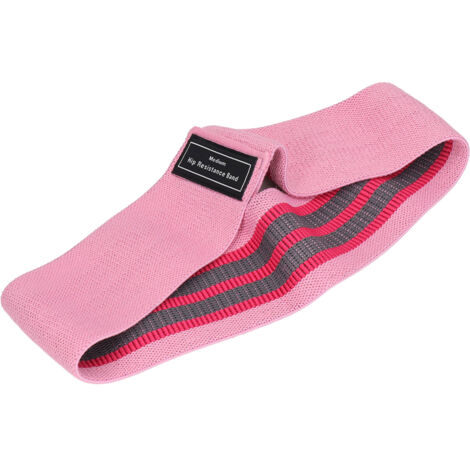 Bandes de Résistance Rose pour Exercices de Jambes - Cuisses et Mollets - Antidérapantes et Confortables pour Débutants