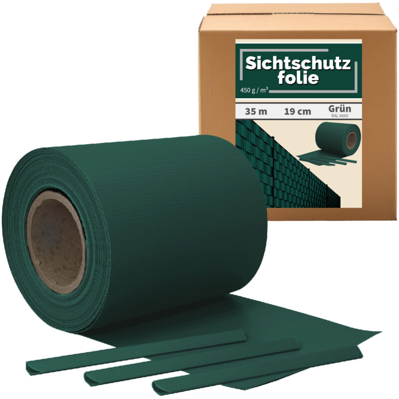 Sanlingo - Bandes d'intimité en pvc Rigide Bandes d'écran d'intimité pour Tapis à Double Tige Panneau de Clôture de Jardin Vert 35 m Kingpower