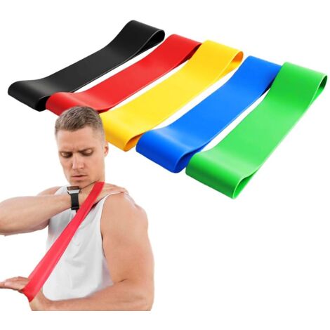 Bandes élastiques de fitness pour exercices à domicile/en salle de sport, bandes élastiques, ceintures élastiques, pour tractions, Pilates, fessiers, jambes