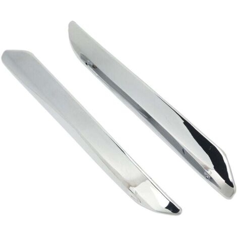 Bandes Pare Chocs Avant Gauche Droite 2 Pièces Anti Rayures Chrome Argent Compatible Citroën C5 X7 2007 2015