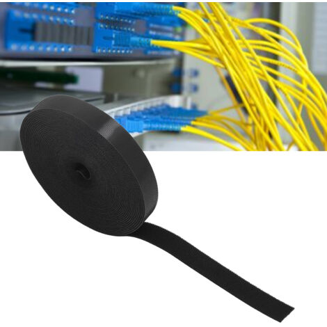 Bandes Velcro Nylon Réutilisables pour Gestion de Câbles - 10m/32.8ft - Durable et Élastique