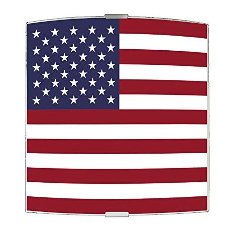 BANDIERA AMERICANA APPLIQUE 26X26