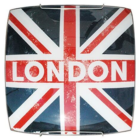 BANDIERA INGLESE PLAFONIERA 30X30