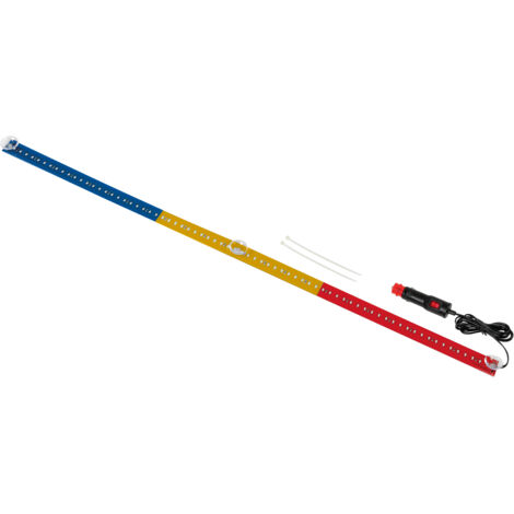 Bandiera luminosa 90 cm, 72 Led, 24V - Romania