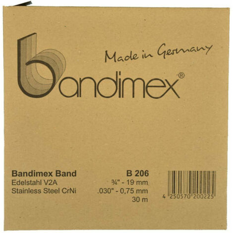 bandimex Stahlband V2A, 19mm-3/4", L 30m