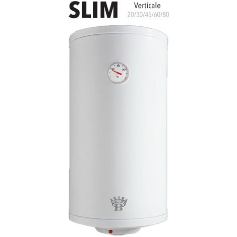 Bandini (Braun) SLIM VERTICAL Elektrischer Warmwasserbereiter - Flansch 20 Liter - 2 Jahre Garantie
