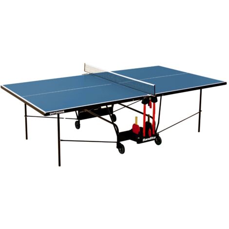 Bandito Tischtennisplatte "Outdoor", blau, 274 x 152,5 x 76 cm