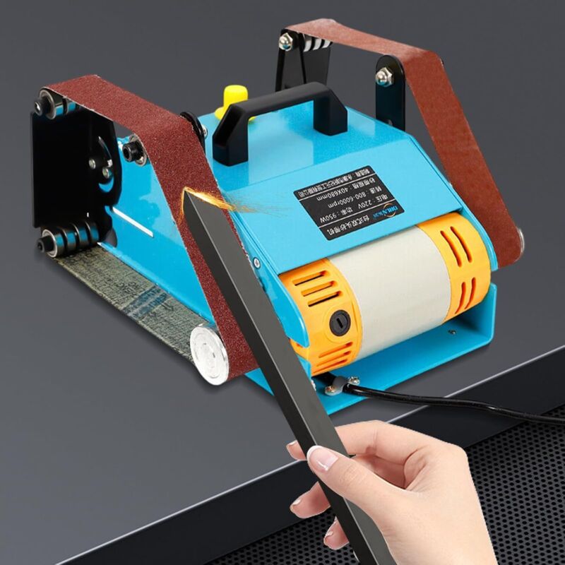 Image of Bandschleifer Polierer Elektrische Bandschleifmaschine Schleifen Polieren Mahlen Maschine 950W