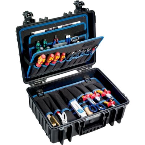 BandW Valigetta Porta Utensili Jet5000 Nera con Custodia Inlay