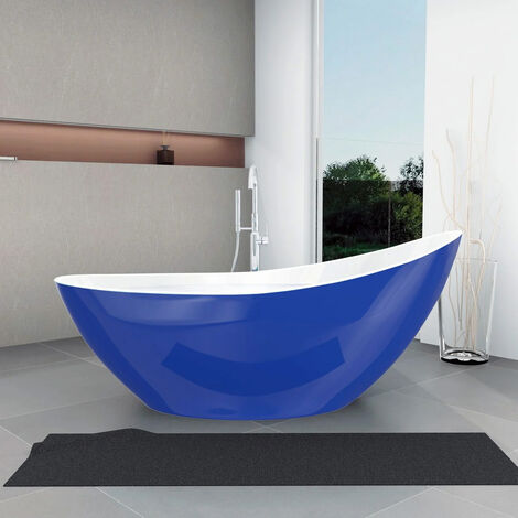 Bañera acrílica exenta VICE - 183,5 x 78,5 x 77 cm - color y soporte seleccionables