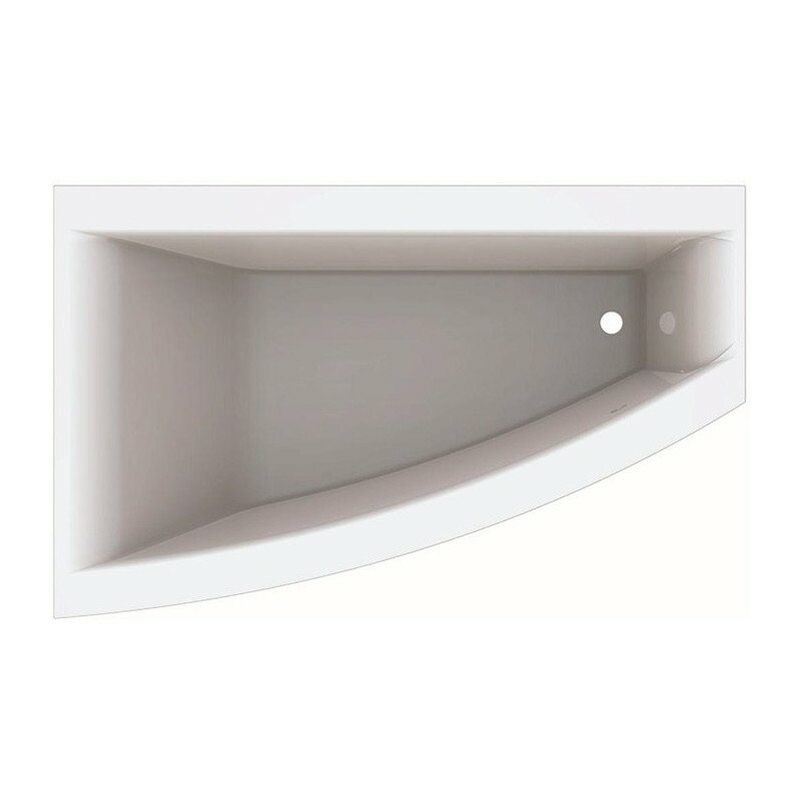 

Geberit - Bañera asimétrica RENOVA PLAN 160x100mm blanco
