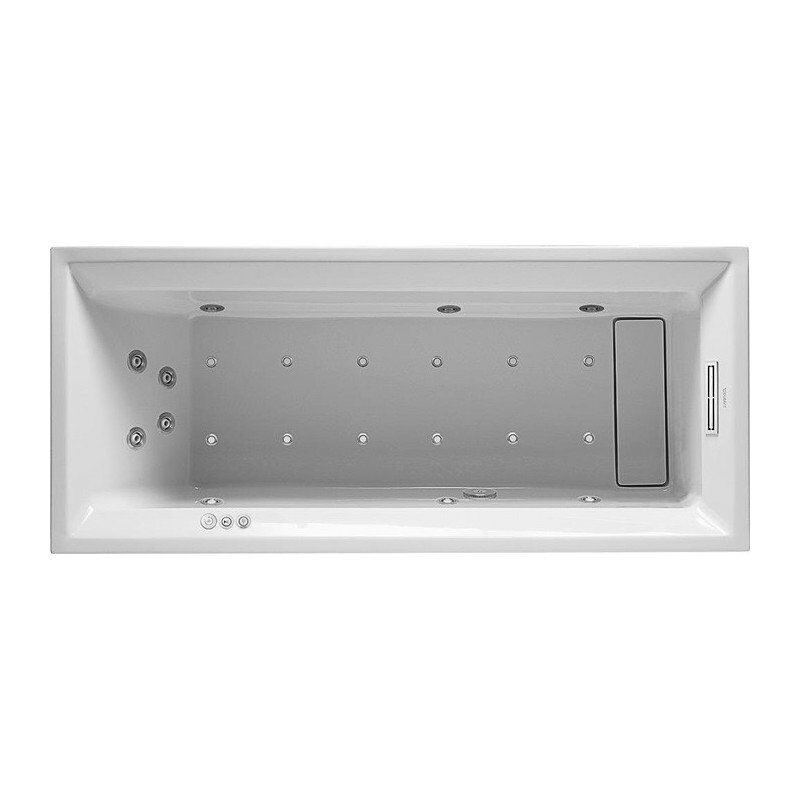 

Duravit - Bañera Bañera de hidromasaje rectangular 2a PLANTA 190 l 170x70 blanco 1 RS Combi-Syst P