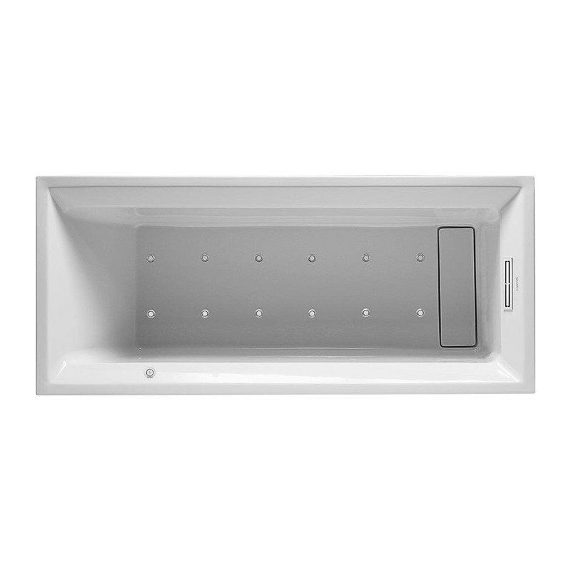 

Duravit - Bañera Bañera de hidromasaje rectangular 2a PLANTA 205 l 170x75 blanco 1 RS Air-Syst