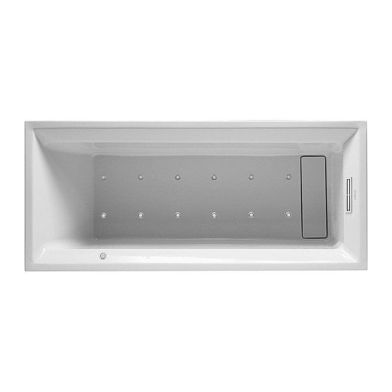 

Duravit - Bañera Bañera de hidromasaje rectangular 2a PLANTA 205 l 170x75 blanco 1 RS Combi-Syst E