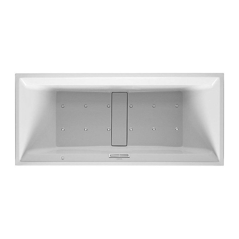 

Duravit - Bañera Bañera de hidromasaje rectangular 2a PLANTA 240 l 180x80 blanco, 2 limas Combi-Syst P