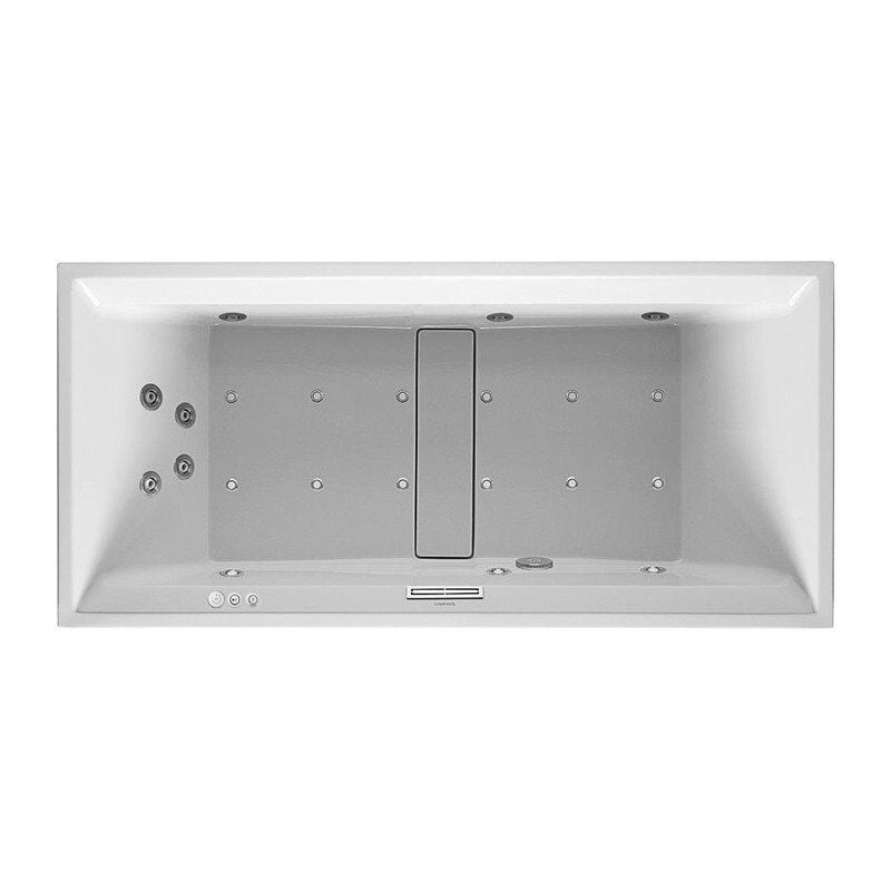 

Duravit - Bañera Bañera de hidromasaje rectangular 2a PLANTA 280 l 190x90 blanco, 2 limas Combi-Syst P