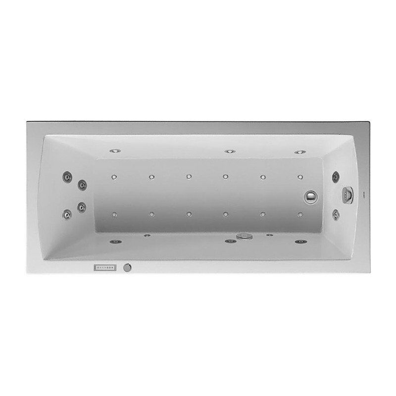 

Bañera Bañera de hidromasaje rectangular DARO 160 l 170x75 blanco 1 RS Combi-Syst E