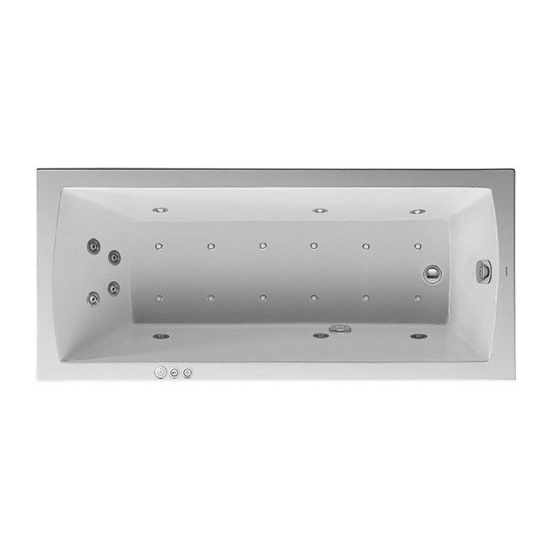 

Duravit - Bañera Bañera de hidromasaje rectangular DARO 160 l 170x75 blanco 1 RS Combi-Syst P