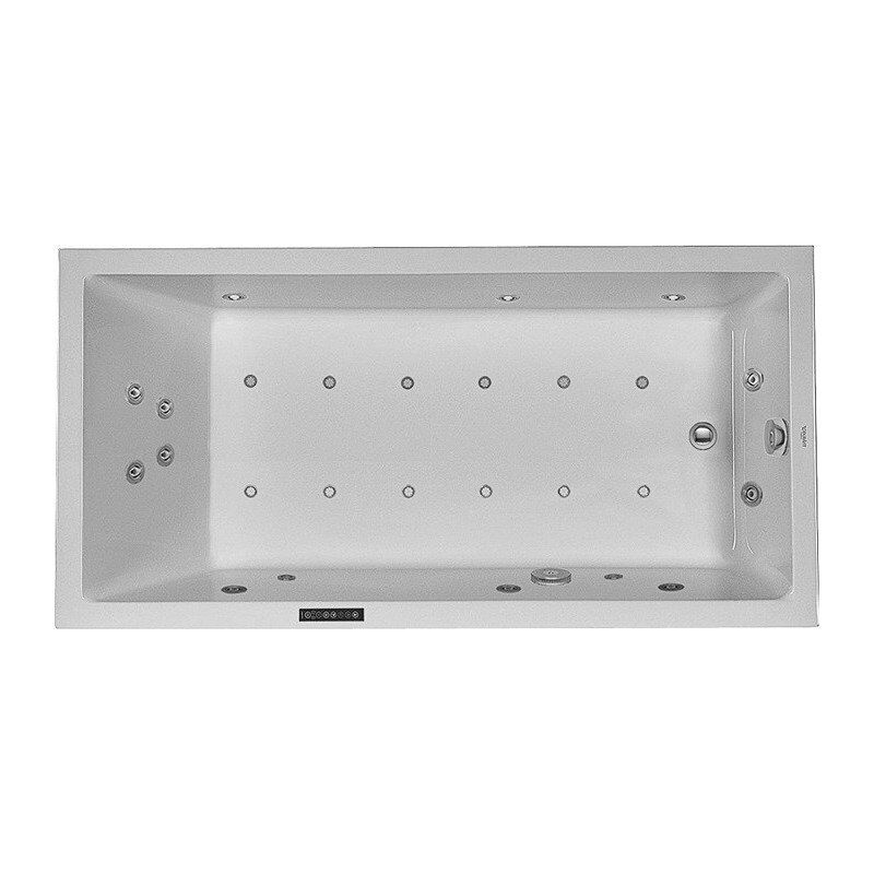 

Bañera Bañera de hidromasaje rectangular STARCK 301 l 180x90 blanco 1 RS Combi-Syst L