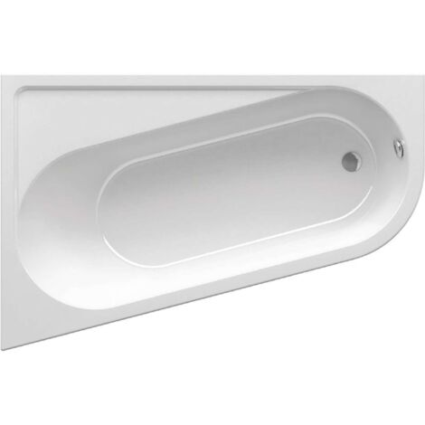 Bañera CHROME 160x105 IZDA blanca