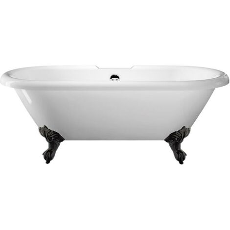 Bañera con patas CHELSEA  170 cm patas ÁGUILA NEGRAS