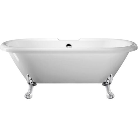 Bañera con patas CHELSEA  170 cm patas LEÓN CROMADAS
